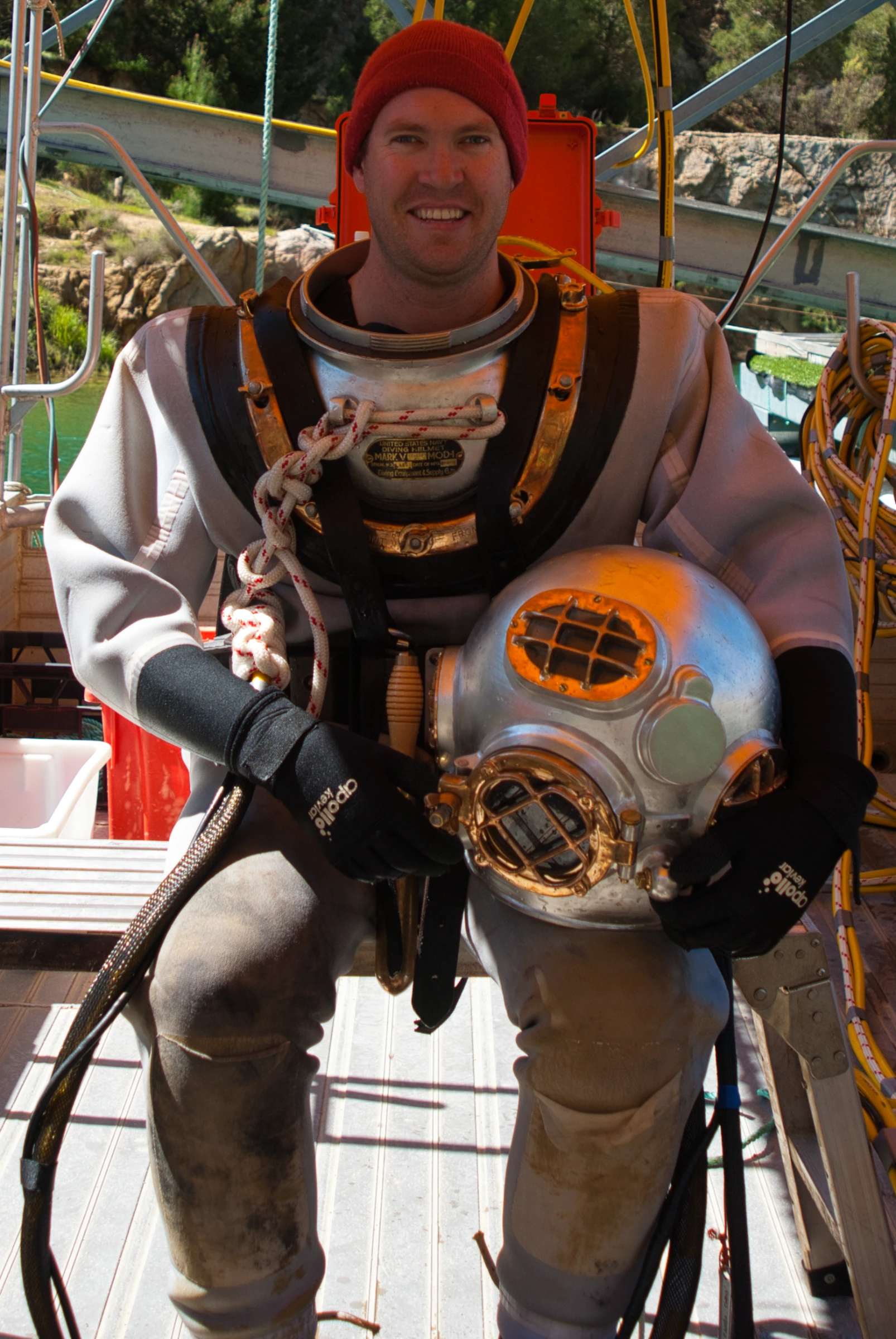 Dafydd Phillips, UTCSA — at the Burra quarry training site
